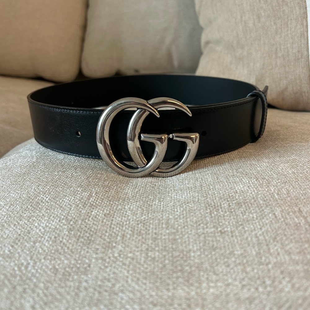 Gucci Dark Leather Belt